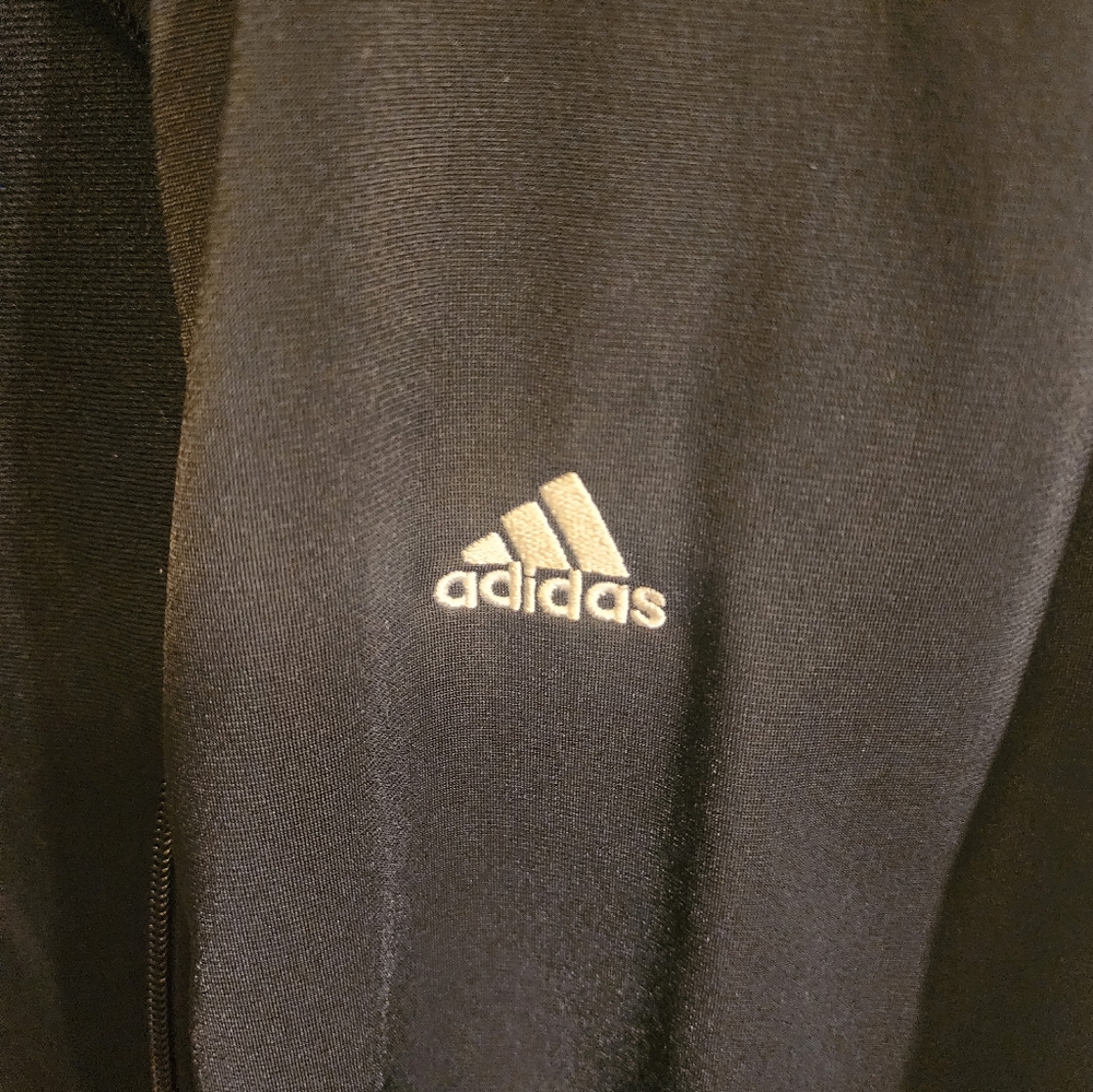PRELOVED Adidas Women's Black and White Track Jacket & Pants - Picture 4 of 8